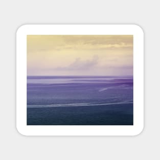 Stormy sea purple hue Magnet