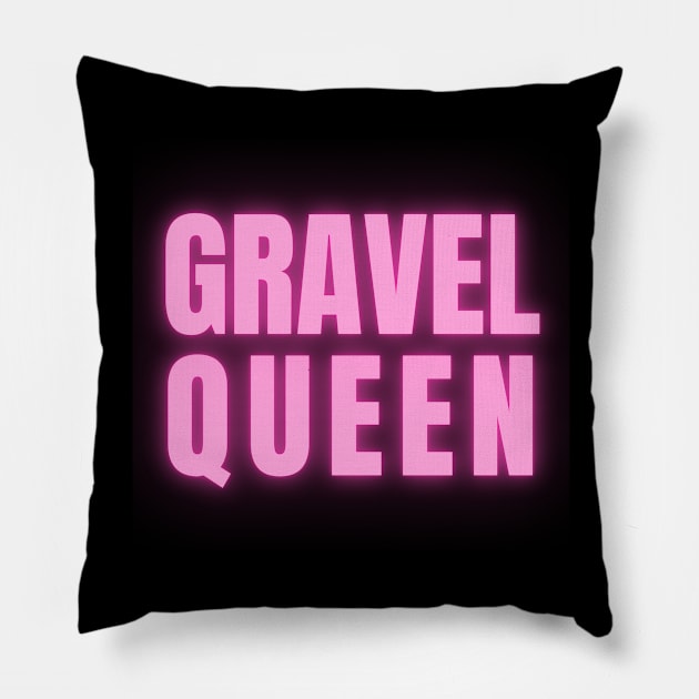 Gravel Queen Shirt, Gravelista Shirt, Queen of Gravel Shirt, Gravel Shirts for Her, Gravelista, Women Who Gravel, Women Gravel, Women's Gravel Bikes, Gravel Gangsta, Gravel Party Pillow by CyclingTees