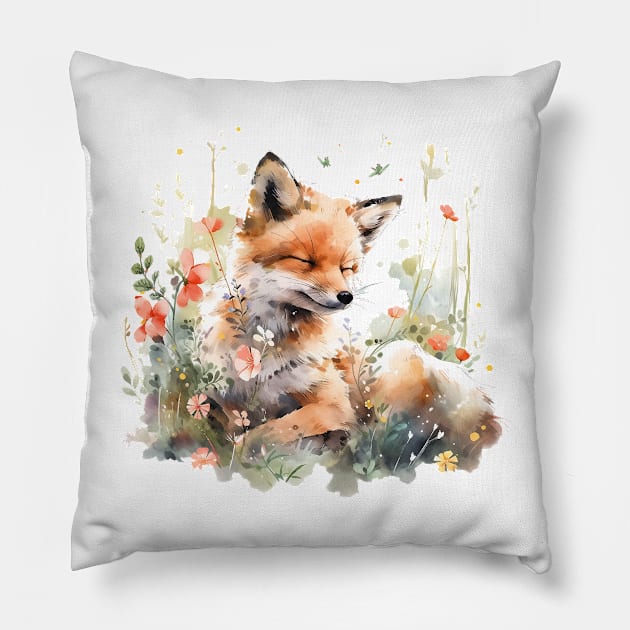 fox Pillow by dorapeterx