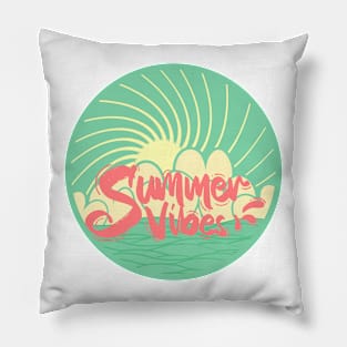 Summer vibes Pillow