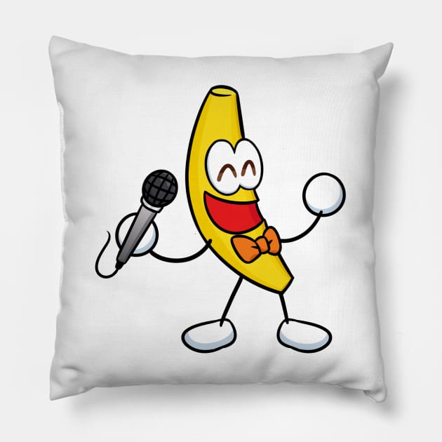 Dancing Banana SWBG Pillow by PuppyRelp