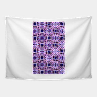 Purple Abstract Pattern Tapestry