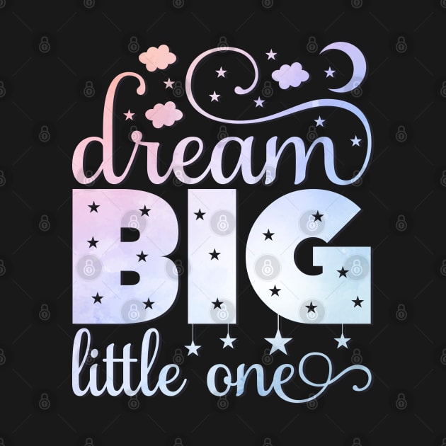 Dream Big Little One cute baby gift onesie baby shower by BoogieCreates