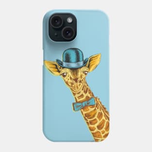 I'm too SASSY for my hat! Vintage Painted Giraffe Phone Case