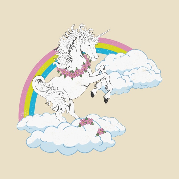 80's Retro Unicorn by Wooly Bear Designs