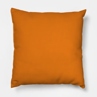 Deep Orange Plain Solid Color Pillow