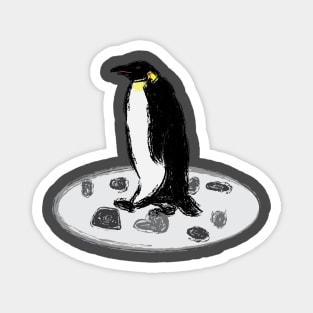 Artwork of an Emperor Penguin II Magnet