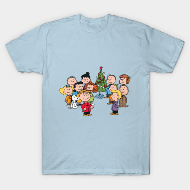 peanuts gang christmas peanuts t shirt teepublic peanuts christmas t shirt