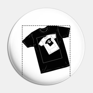 Droste effect, shirtception Pin