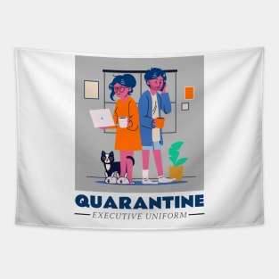 Quarantine Executive Uniform Tapestry