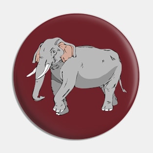 Elephant Grey Pin