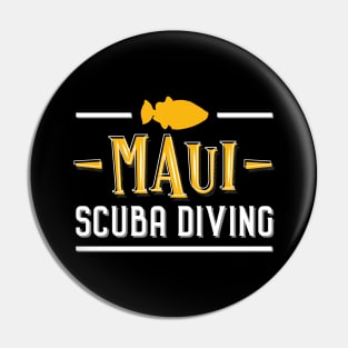 Maui Scuba Diving – Triggerfish Vacation Design Pin