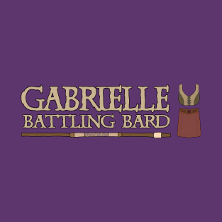 Gabrielle Battling Bard T-Shirt