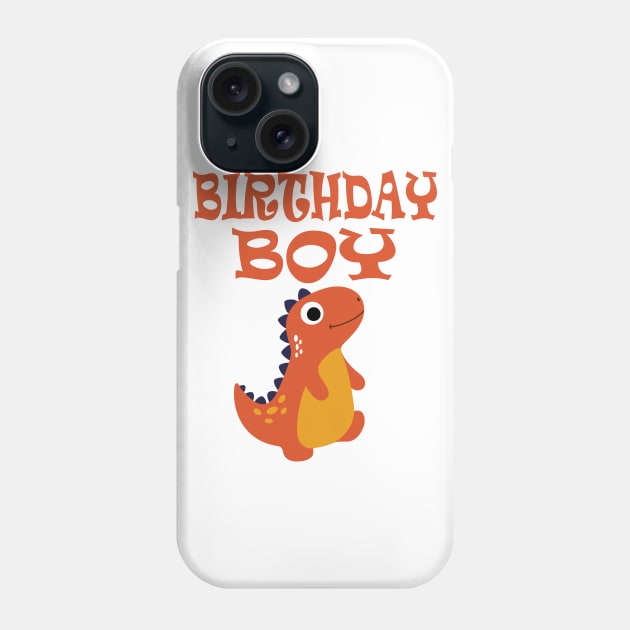 Boys Birthday Dinosaur Phone Case by Work Memes