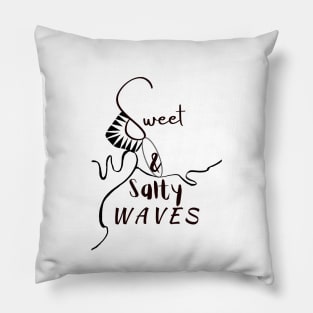 Sweet Sun and Salty Waves Pillow