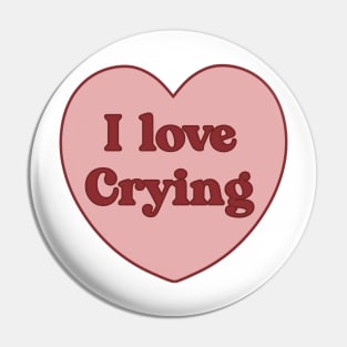 I love crying heart aesthetic dollette coquette pink red Pin