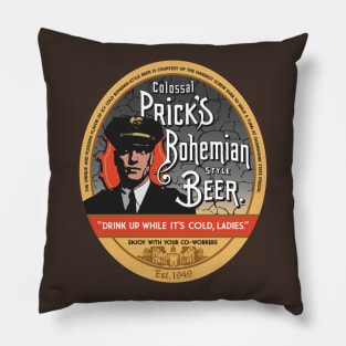 Colossal Prick's Bohemian Beer Pillow