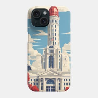 Indianapolis United States of America Tourism Vintage Poster Phone Case