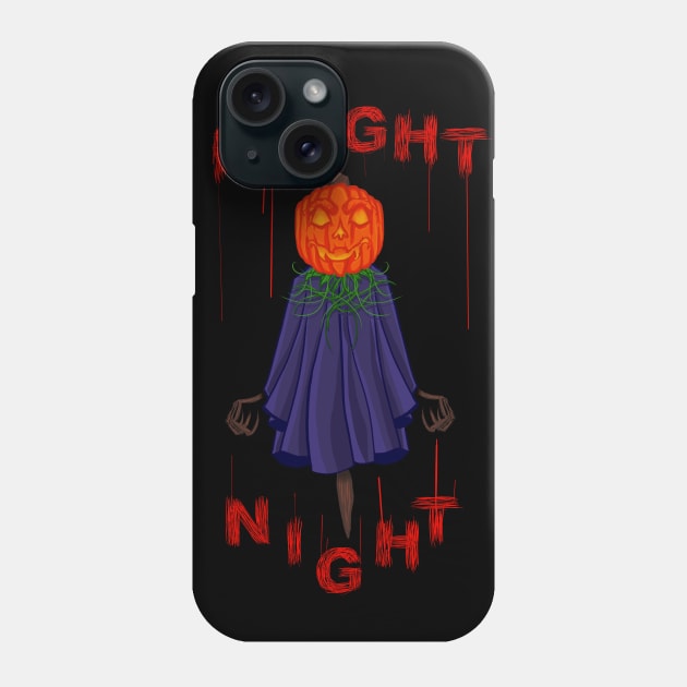 Fright Night Scarecrow Phone Case by Fear No Folly