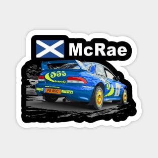 JDM Colin Mcrae World Rally Champion WRC STI GC8 22b Car 555 Impreza Magnet