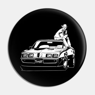 Racing Car burt reynolds Pin