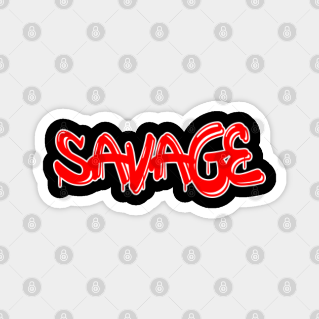 Trendy graffiti savage pattern - Grafitti Art - Magnet | TeePublic