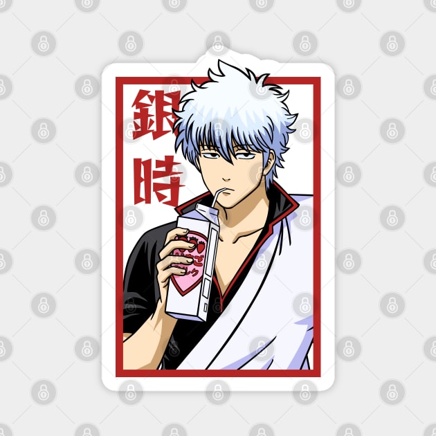 Gintoki Magnet by Brok Design