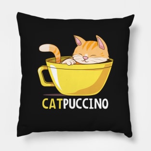 Catpuccino Coffee - Cat Pillow