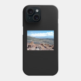 Etna street panorama Phone Case