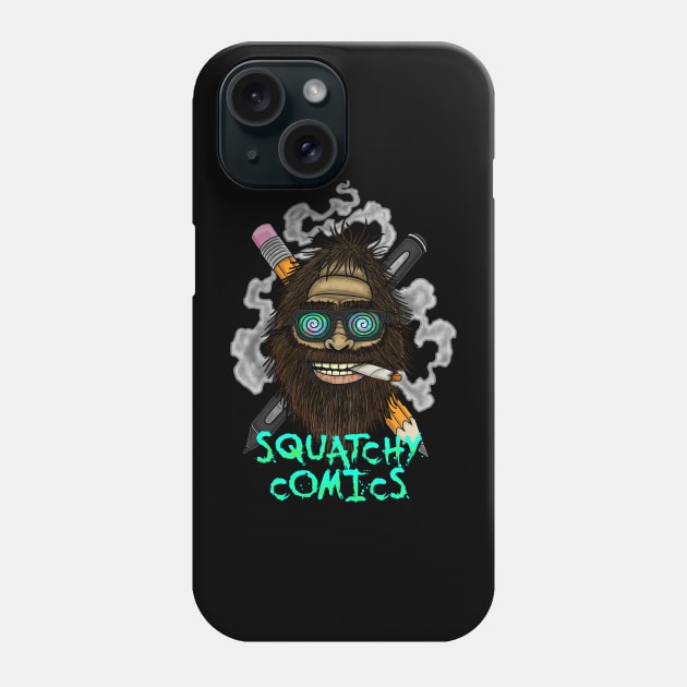 squatchy comics Phone Case by Squatchyink