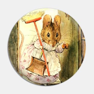 “Mrs Mouse Sweeps the Dollhouse” by Beatrix Potter Pin