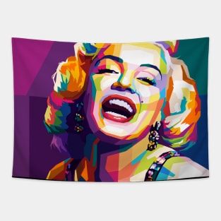 Marilyn Monroe Wpap Pop Art Tapestry