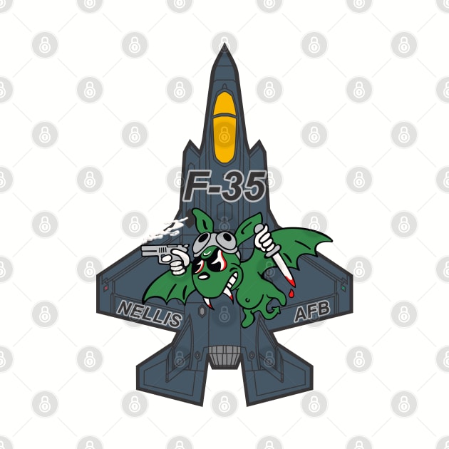 F-35A Lightning II - Green Bats by MBK
