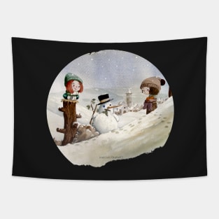 Snowman Tapestry