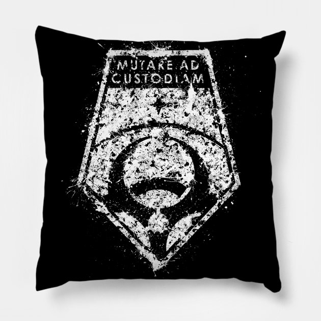 X-Com - Mutare ad Custodiam Pillow by JonathonSummers