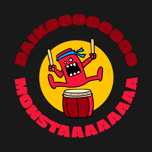 Taiko monster lettering by schlag.art