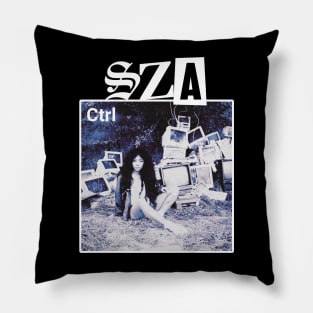 SZA - CTRL - Vintage VHS Style Pillow