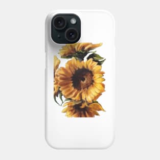 Sunflower painting Phone Case