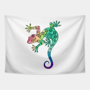 Rainbow Gecko Tapestry