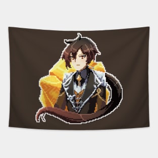 Pixel Zhongli Tapestry