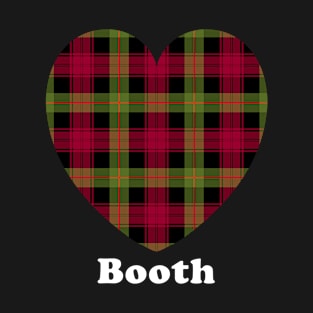 The BOOTH Family Tartan 'Love Heart' Design T-Shirt