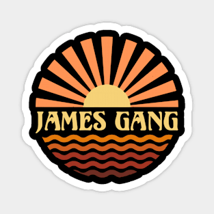 Thanksgiving James Name Retro Styles Camping 70s 80s 90s Magnet