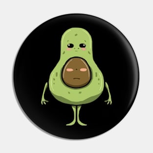 Avocado Alien Pin