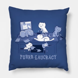 Purr-eaucracy Pillow