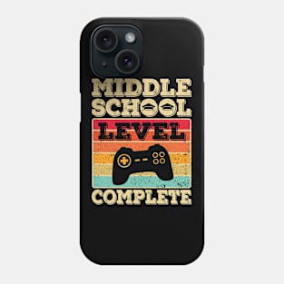 Middle School Graduation Boys Level Complete Graduate Phone Case