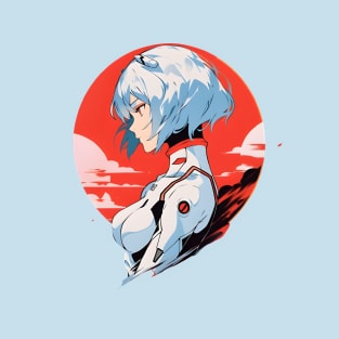 Discover Apocalyptic Anime Art and Surreal Manga Designs - Futuristic Illustrations Inspired by Neon Genesis Evangelion T-Shirt