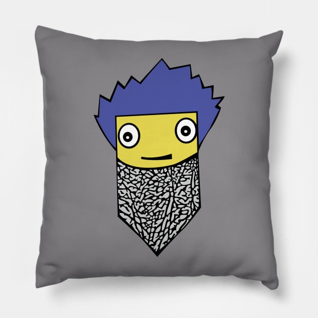 Yella Face Goon Pillow by WHUT