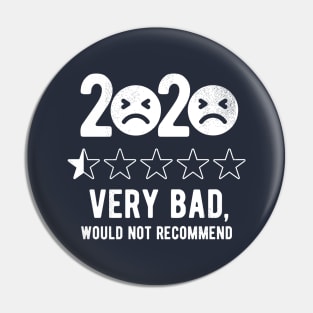 2020 Would Not Recommend bad review presidential election Pin