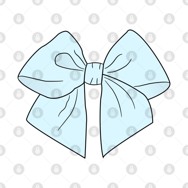 Alice Blue Vector Bow by LozMac