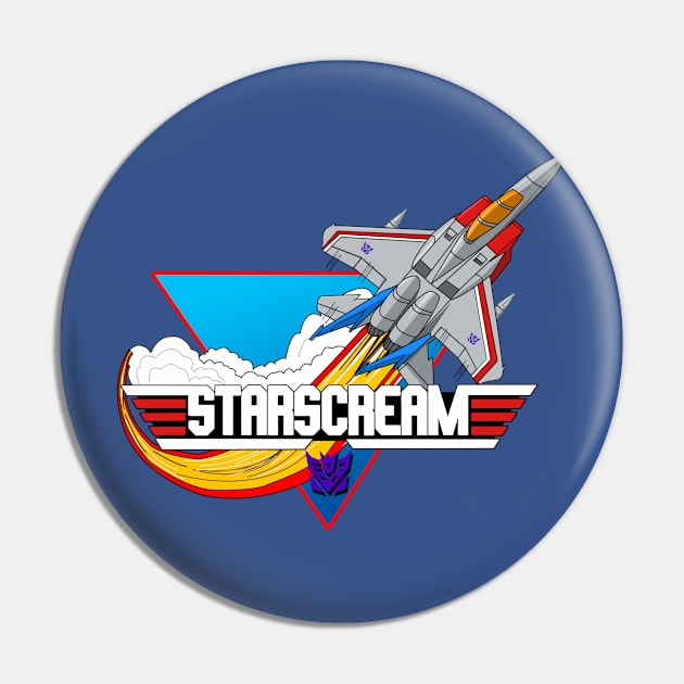 Starscream Retro Jet Pin by Rodimus Primal